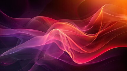 Abstract waves of vibrant colors flowing gracefully, creating a sense of motion and depth.