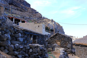 inside the Pozo de las Calcosas village at El Hierro island, Canary islands, Spain