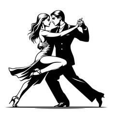 Fototapeta premium Tango dancing
