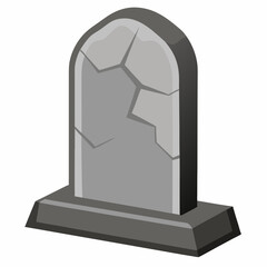 tombstone with clipping path