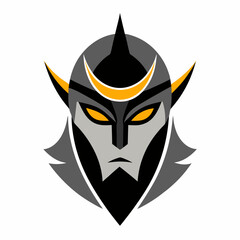 black and white mask