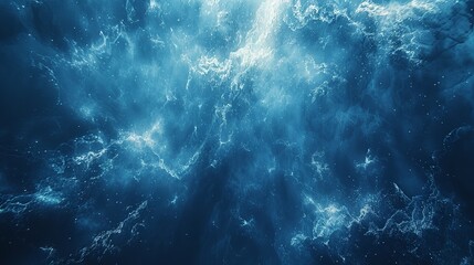 Abstract blue and white gradient illustration. Noisy grainy texture background, Ai Generative.