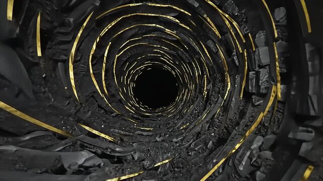 tire track close up