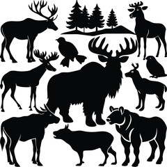  animals collection vector