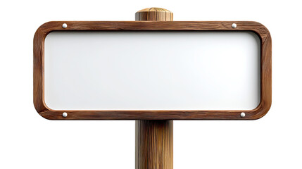 Fototapeta premium Blank Wooden Signpost