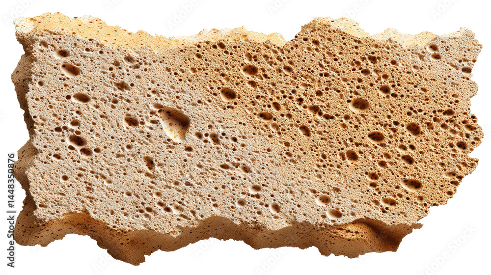 Aufkleber textured stone fragment: a close-up shot reveals the intricate texture and pattern of a stone fragme