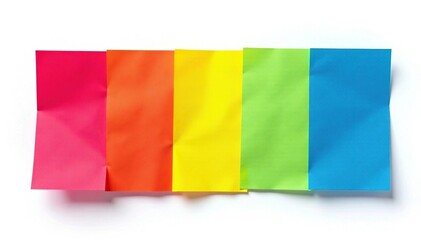 Obraz premium Single, vibrant colored flap isolated on pure white background , abstract, colorful flap, plastic