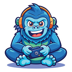 Fototapeta premium cartoon zombie with a smile