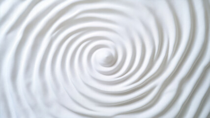 Elegant Swirling Pattern on Fine White Fabric Surface Creating a Unique Texture Design