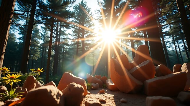 large clock face, flooded urban landscape, reflective water surface, bare trees, blurred city buildings, moody atmosphere, dusk lighting, bokeh effects, surreal scene, time concept, environmental disa