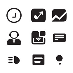 Business presentation line editable icon set. Containing seminar, presentation, meeting, whiteboard, conference, business plan and more. Vector illustration
