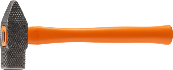 Ball Peen Hammer with Orange Fiberglass Handle Professional Grade Tool Construction Equipment