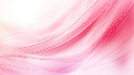 Fototapeta premium Abstract, soft, flowing, pink, and white, dynamic, graphic design.