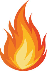 Flash flame Vector 