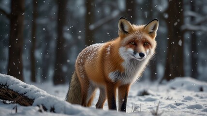 Fototapeta premium Winter Watcher