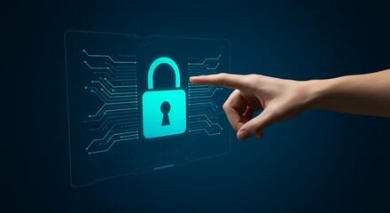 Cyber Security: Secure Data Protection with Digital Padlock