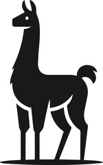 Llama vector silhouette © MostAklima
