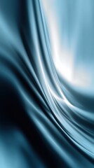 Obraz premium Abstract Blue Silk Fabric with Light Reflections