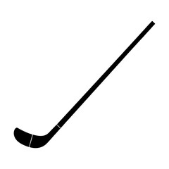 Hockey Stick Silhouette vector illustration