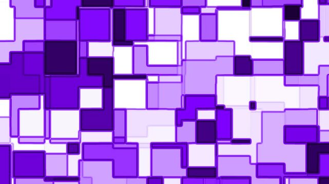 Geometric Purple Block Pattern Loop