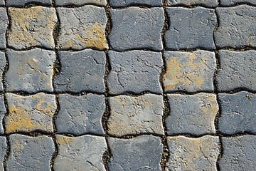 Obraz premium Stone tile floor seamless texture 