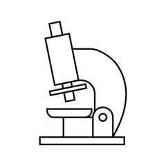Microscope icon. Microscope sign and symbol vector design. Vector illustration.