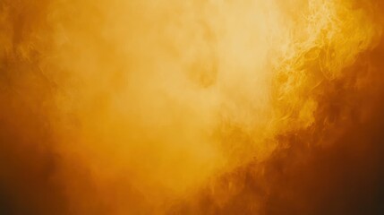 Orange smoke swirling