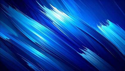 Azure Strokes Abstract Blue Energy