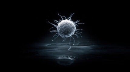 Fototapeta premium Microscopic View of a Single-Celled Organism