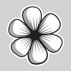 Abstract seamless pattern with hand-drawn vintage daisy flowers. Y2K design. 60s, 70s, and 80s styles.