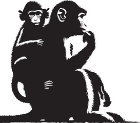  a assa mese macaque vector