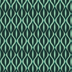 linear vector pattern, repeating abstract leaves, leaf or flower, floral. graphic clean design for fabric, event, wallpaper etc. pattern is on swatches panel.