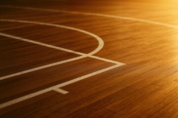 basketball court with wooden floor background image