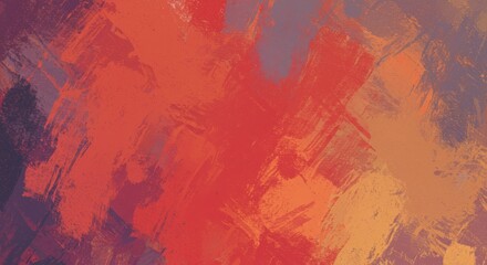 Obraz premium Abstract Painting Background Red Orange Texture