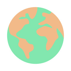 Flat Travel & Vacation Icons Minimal Style Vector Set