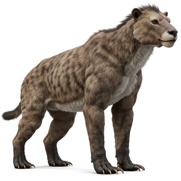 Powerful Prehistoric Megatherium Extinct Giant Ground Sloth 3d Render