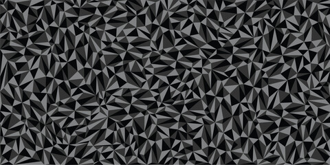 Black/gray Background with Triangle Pattern, Vector