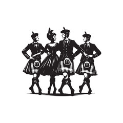 Scottish Dancers Vector (1).eps