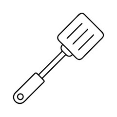 bbq spatula icon, bbq spatula vector illustration-simple illustration of bbq spatula, perfect for bbq spatula logos and icons