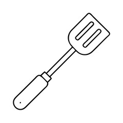 bbq spatula icon, bbq spatula vector illustration-simple illustration of bbq spatula, perfect for bbq spatula logos and icons