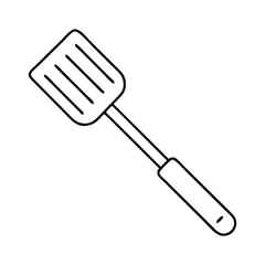 bbq spatula icon, bbq spatula vector illustration-simple illustration of bbq spatula, perfect for bbq spatula logos and icons