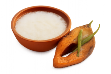 Panta Bhat with Hilsa Fish Dish