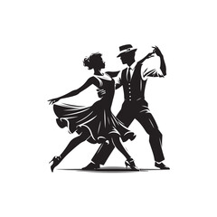 Swing Dance Dancers Vector (4).eps