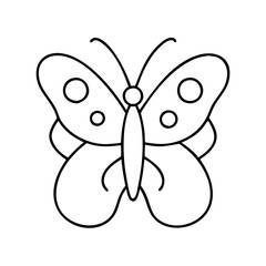 butterfly icon, butterfly vector illustration-simple illustration of butterfly, perfect for butterfly logos and icons