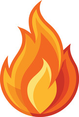 Flame emoji style