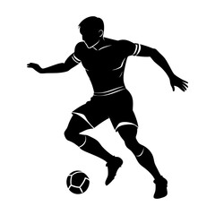 Football Silhouette vector illustration