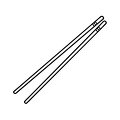 chopsticks icon, chopsticks vector illustration-simple illustration of chopsticks, perfect for chopsticks logos and icons