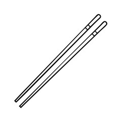 chopsticks icon, chopsticks vector illustration-simple illustration of chopsticks, perfect for chopsticks logos and icons