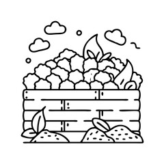 compost heap icon, compost heap vector illustration-simple illustration of compost heap, perfect for compost heap logos and icons