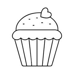 cupcake icon icon, cupcake icon vector illustration-simple illustration of cupcake icon, perfect for cupcake icon logos and icons